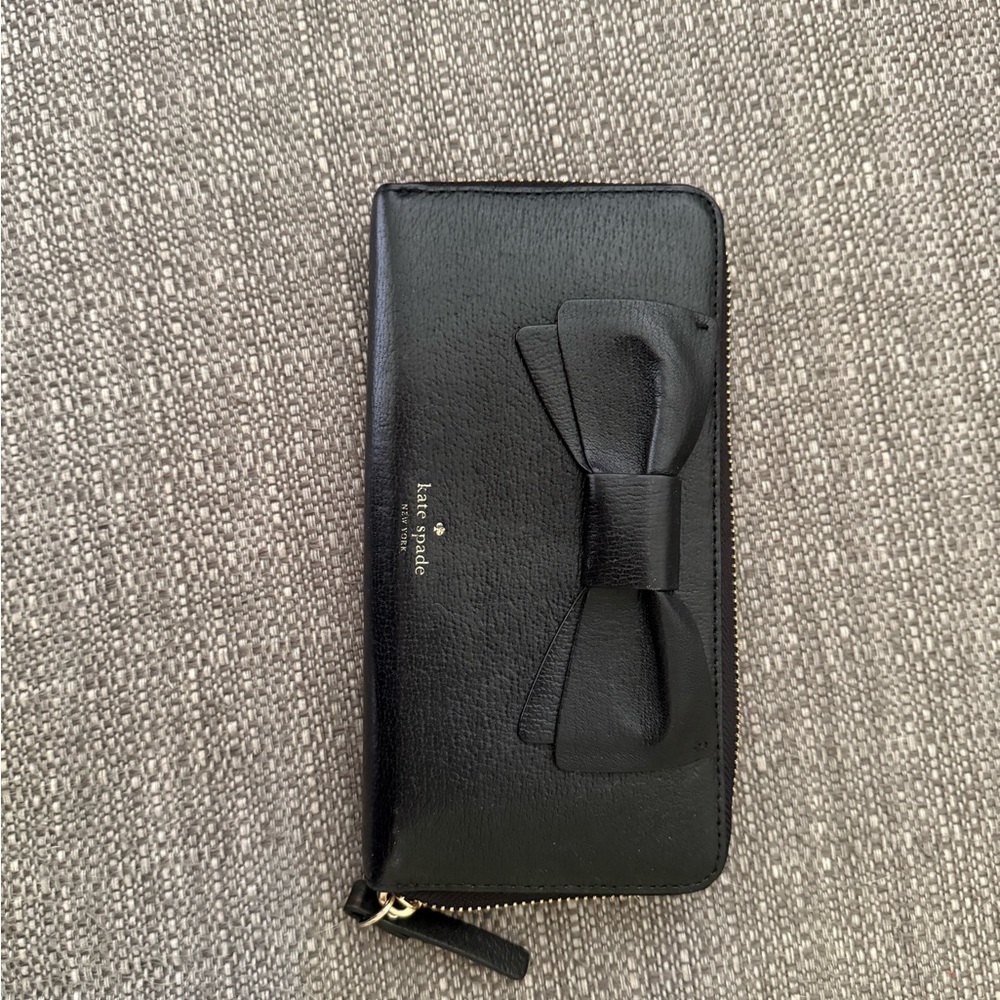Kate Spade Black Bow Wallet